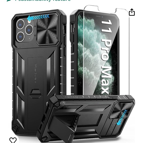 FNTCASE for iPhone 11 Pro-Max Case: Military Grade Drop & Shock Protection - Picture 3 of 5